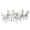 Highwood Usa Hamilton 7pc Rectangular Outdoor Patio Furniture Dining Set 72 x 42 AD-ST7HM1CO4AA-WHE - alternate 1